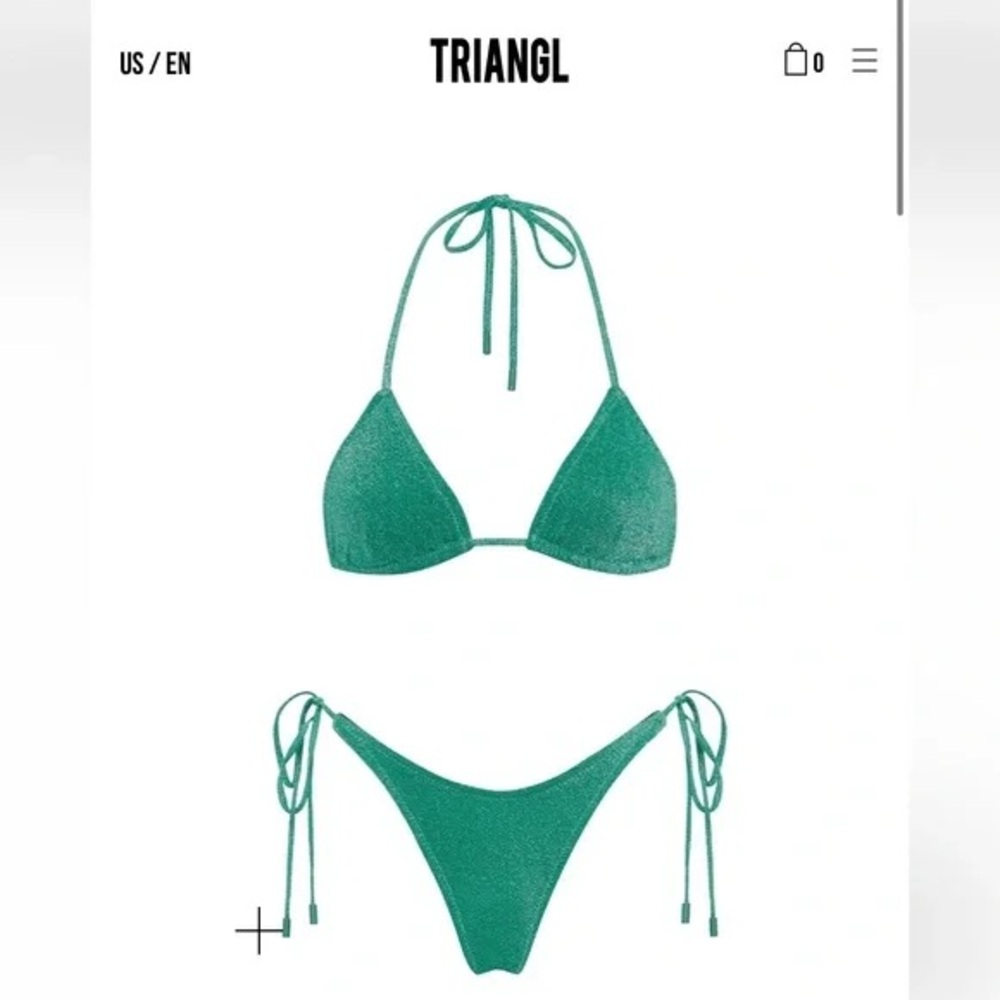 TRIANGL Green Bikini Set